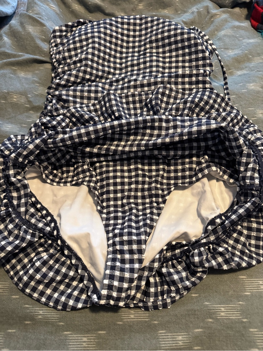 J. Crew Gingham Swim Dress size 10 NWT - Picture 8 of 9